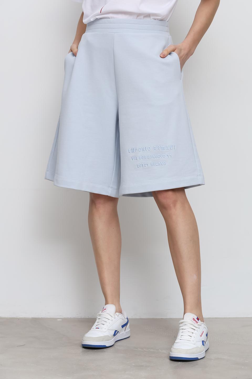 Шорты Emporio Armani голубые