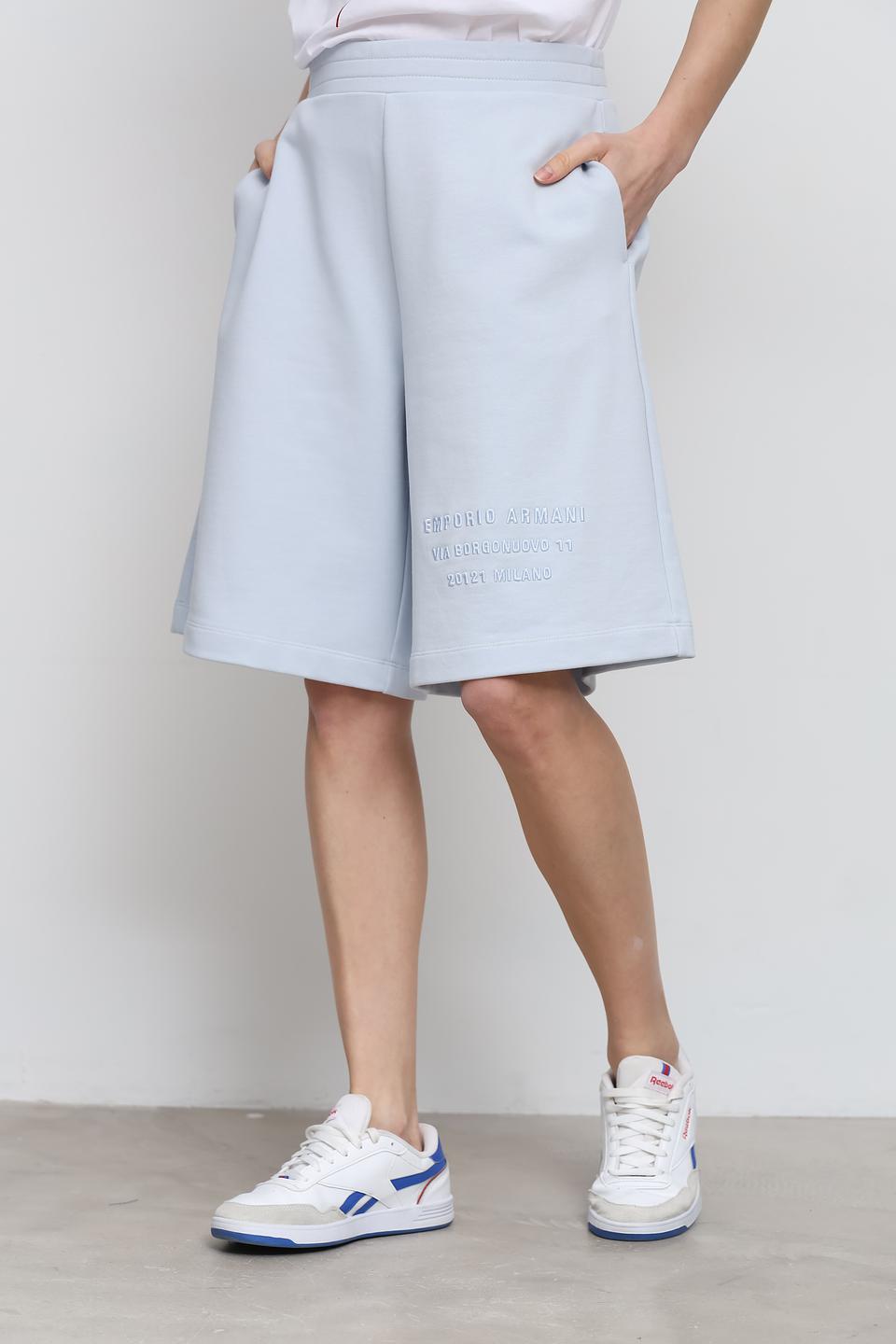 Шорты Emporio Armani голубые