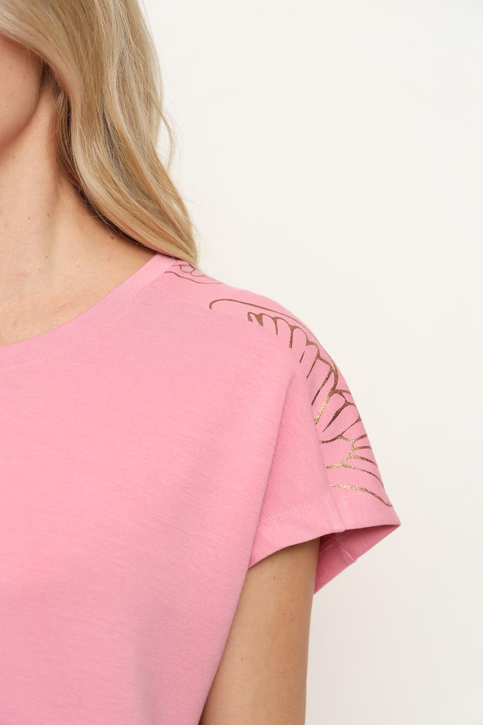 Платье EA7 жен. розовое