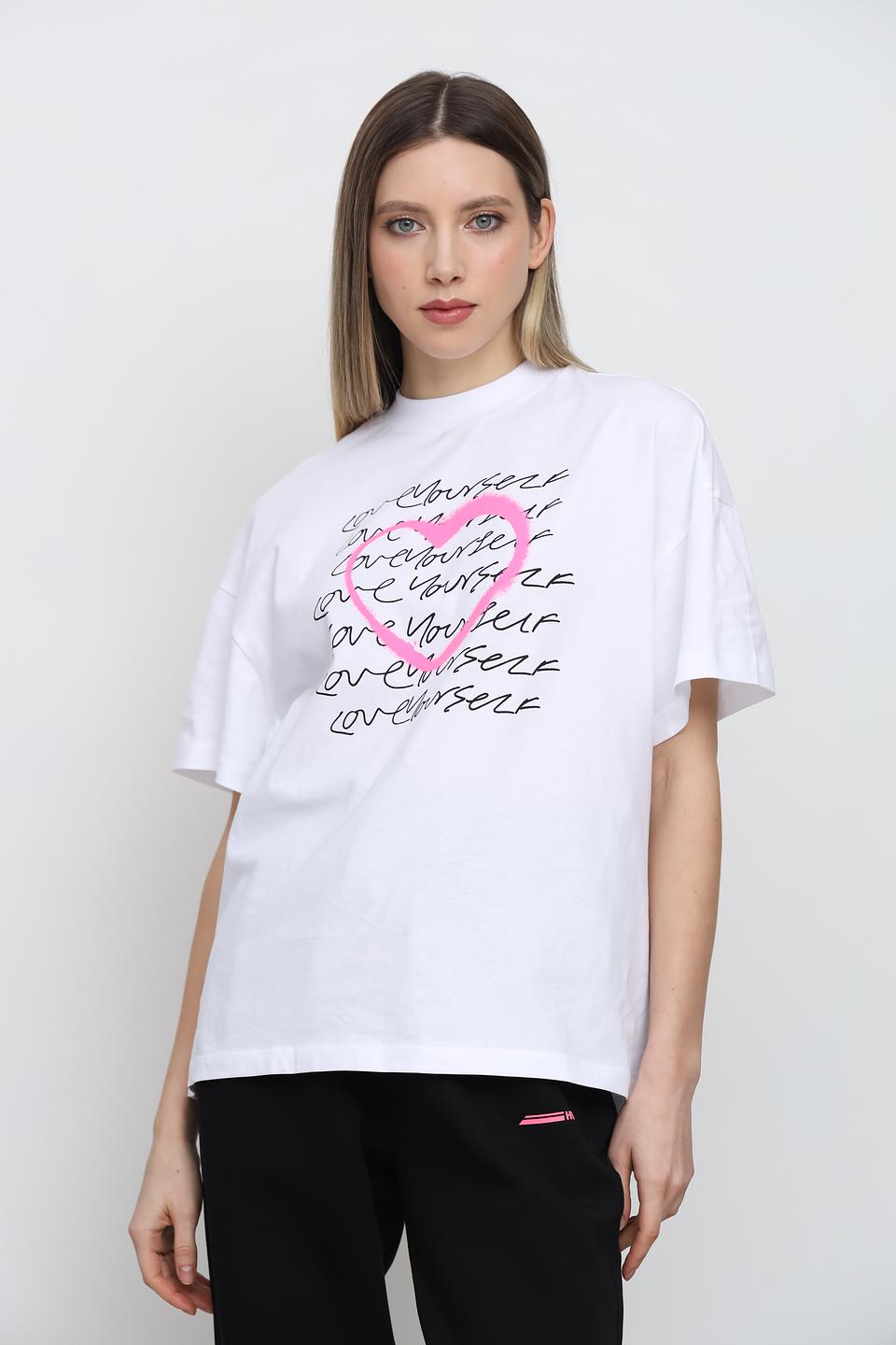 Футболка Hugo женская с принтом