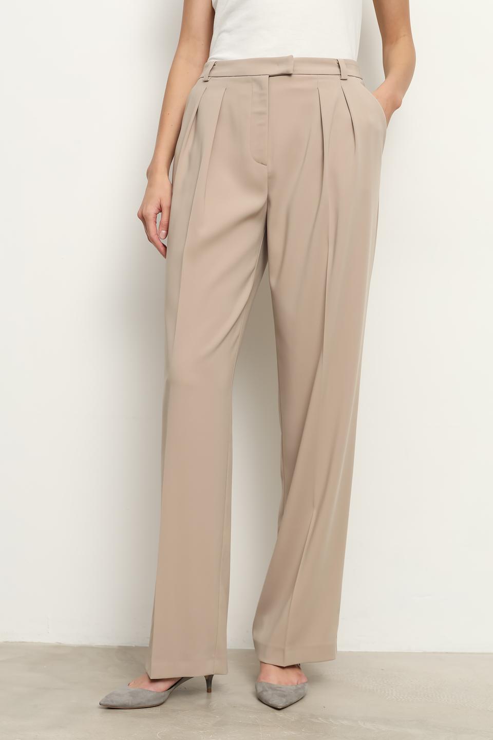 Брюки Patrizia Pepe бежевые