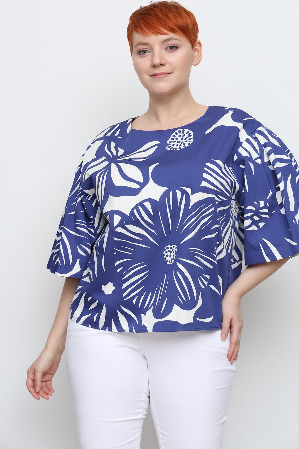 Блуза Seidensticker с цветочным принтом