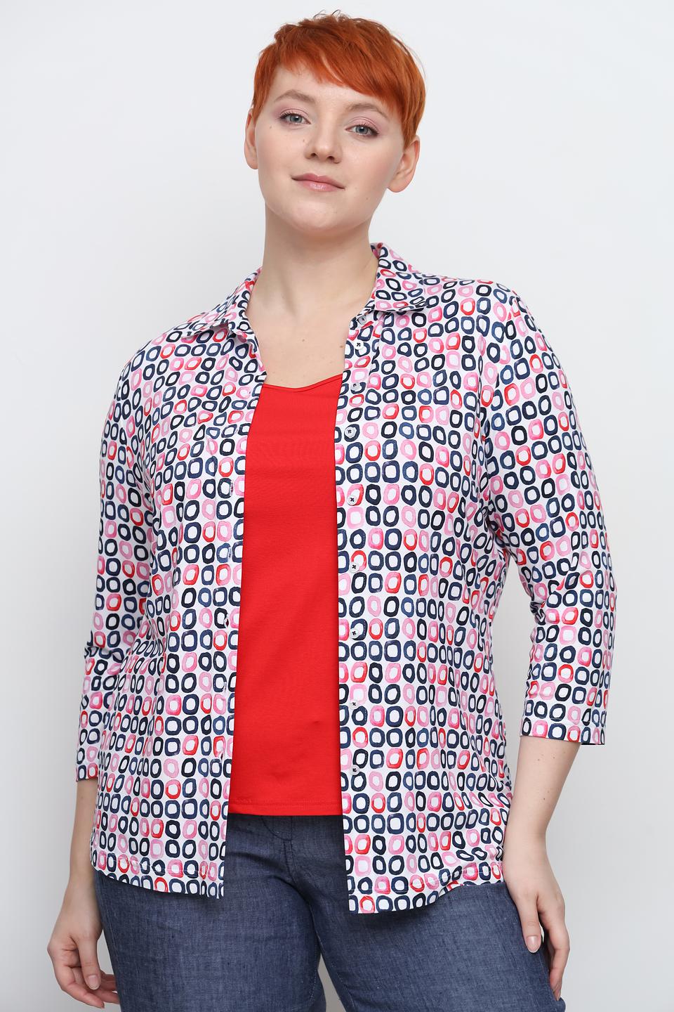 Рубашка Erfo с принтом