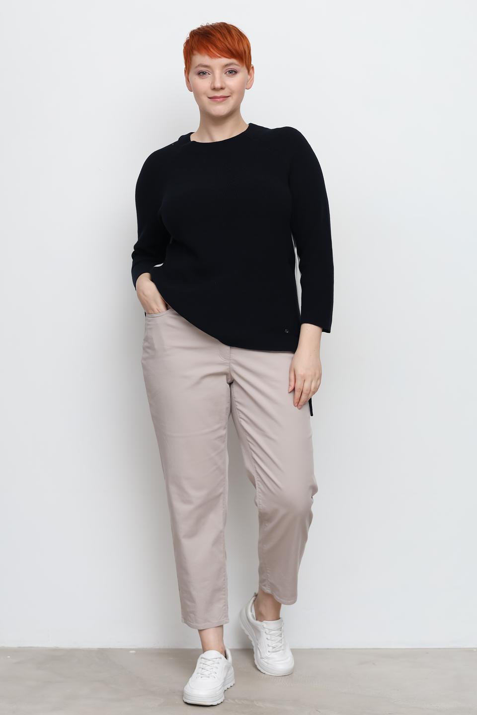 Пуловер Frapp чёрный с молнией