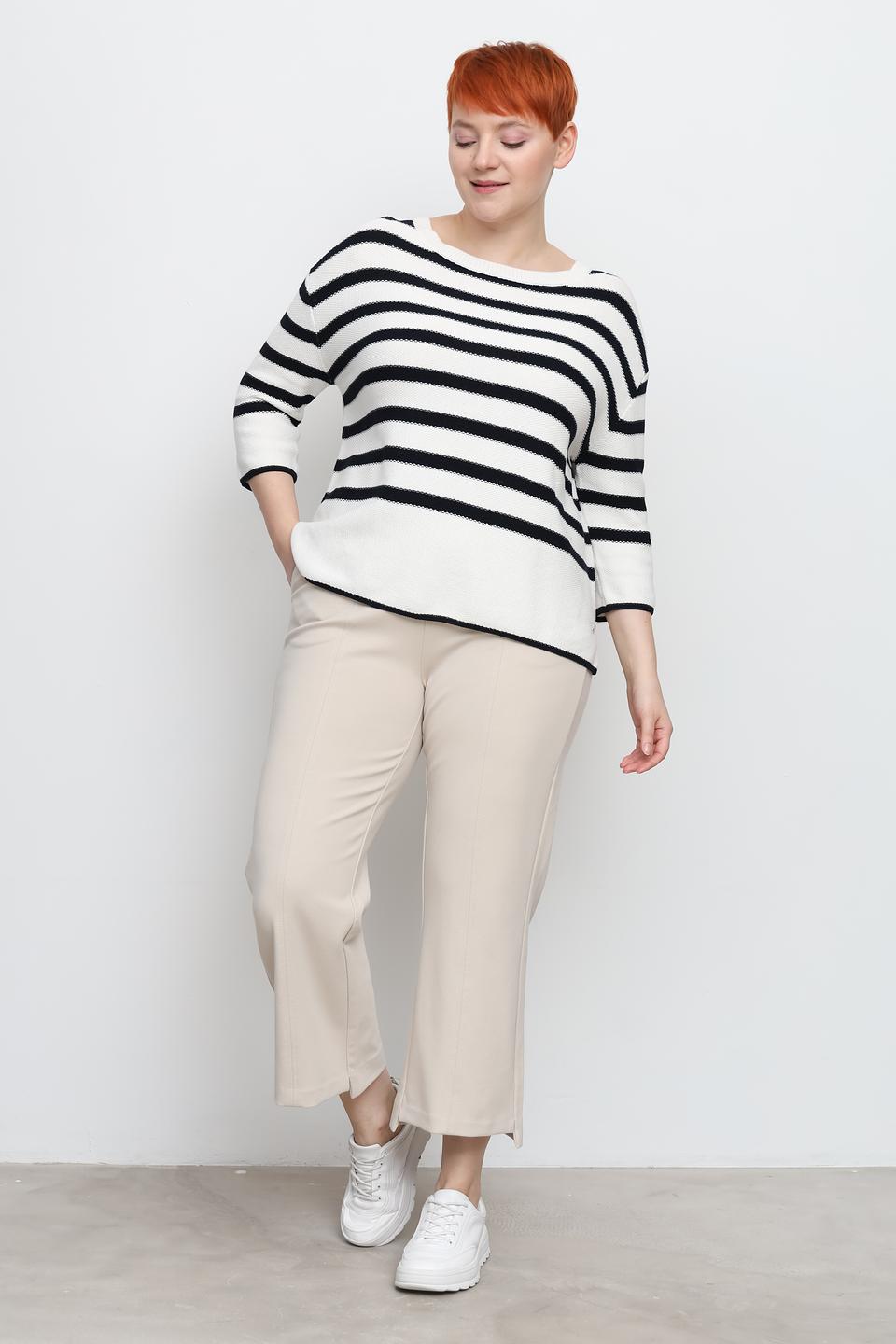Пуловер Frapp в полоску