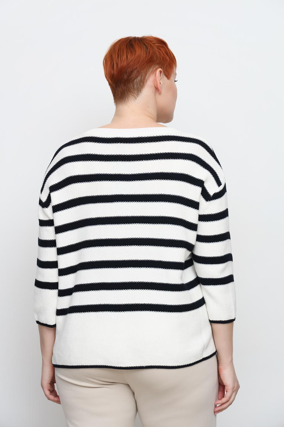 Пуловер Frapp в полоску