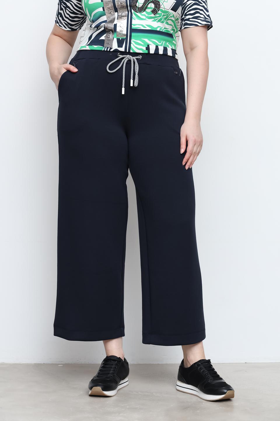 Брюки клёш Frapp тёмно-синие