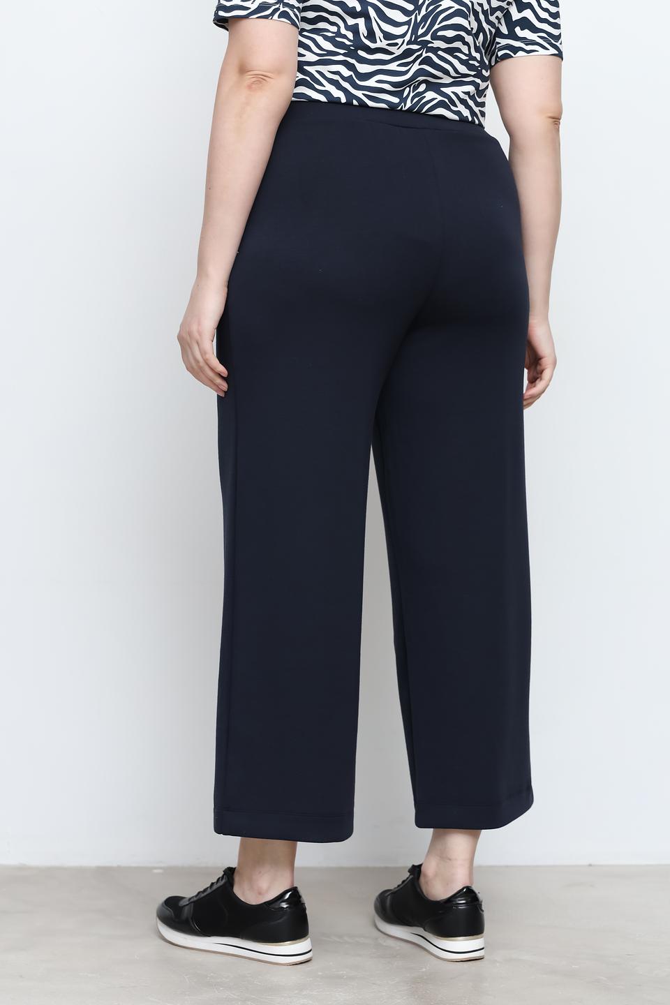 Брюки клёш Frapp тёмно-синие