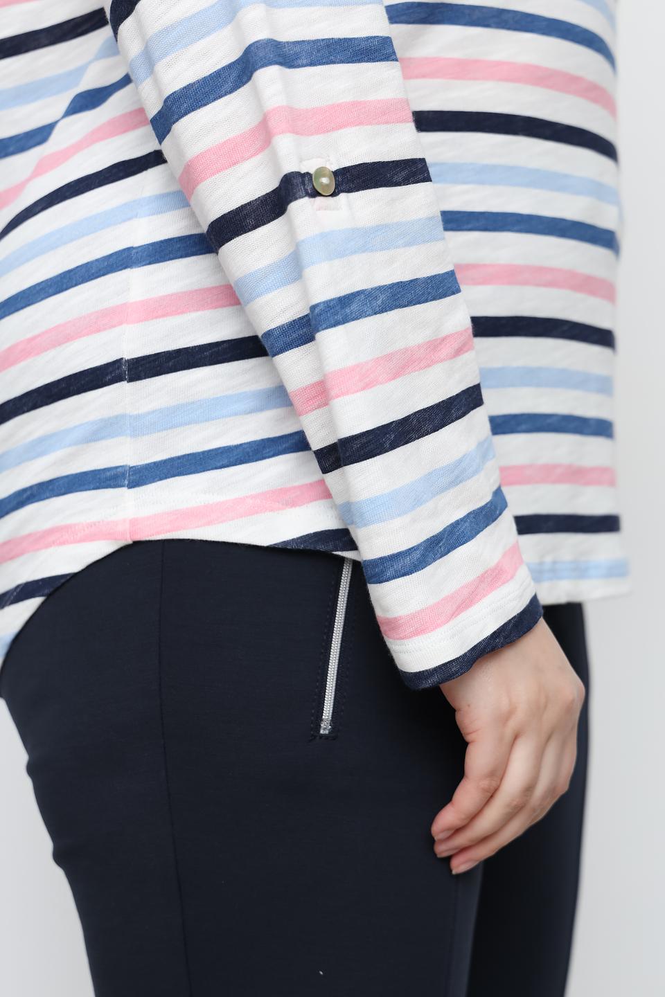 Лонгслив Via Appia в полоску