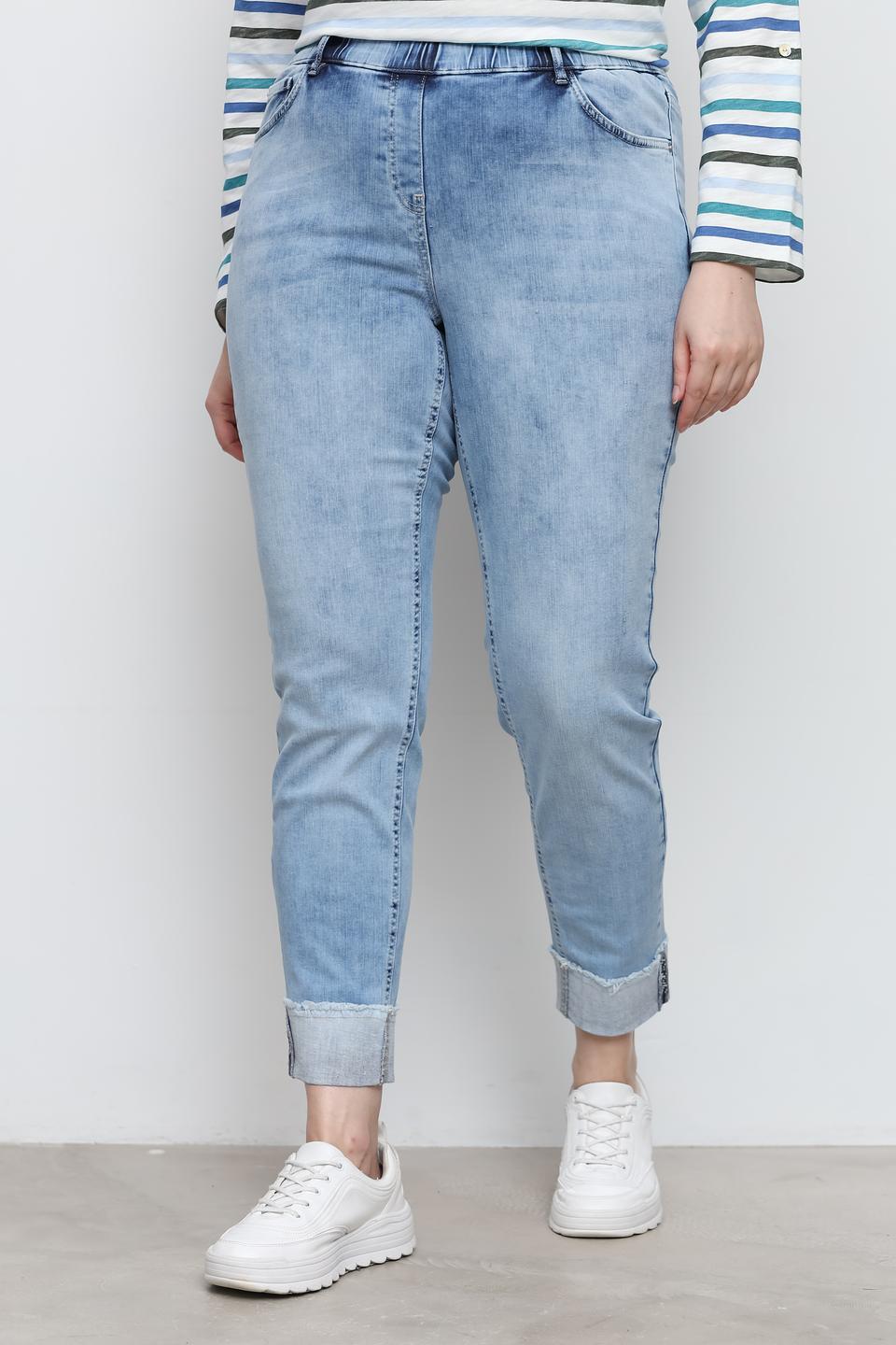 Джинсы Via Appia с завышенной талией голубой