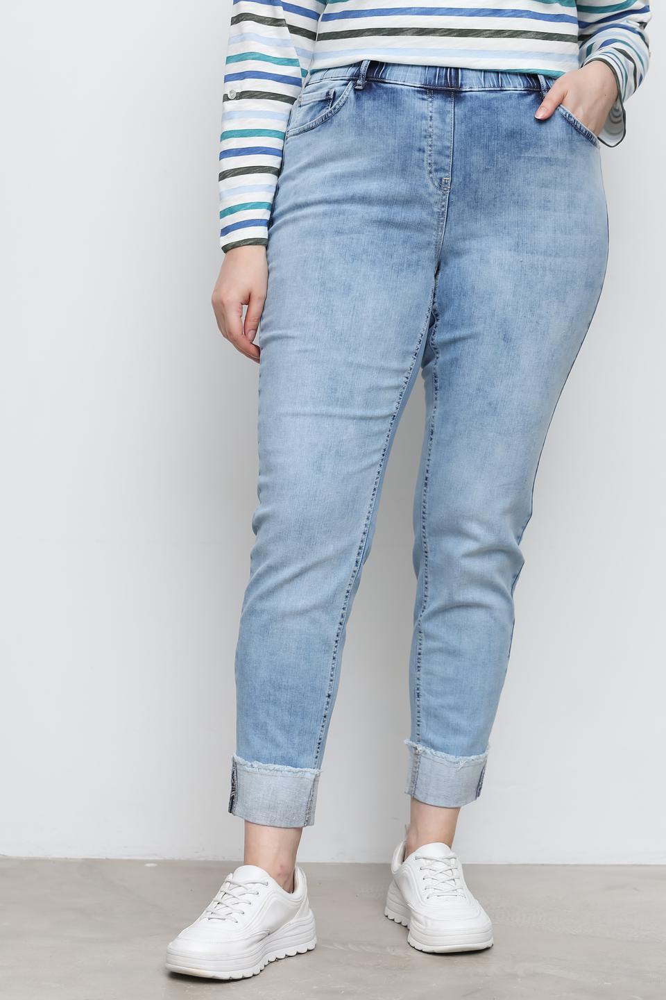 Джинсы Via Appia с завышенной талией голубой