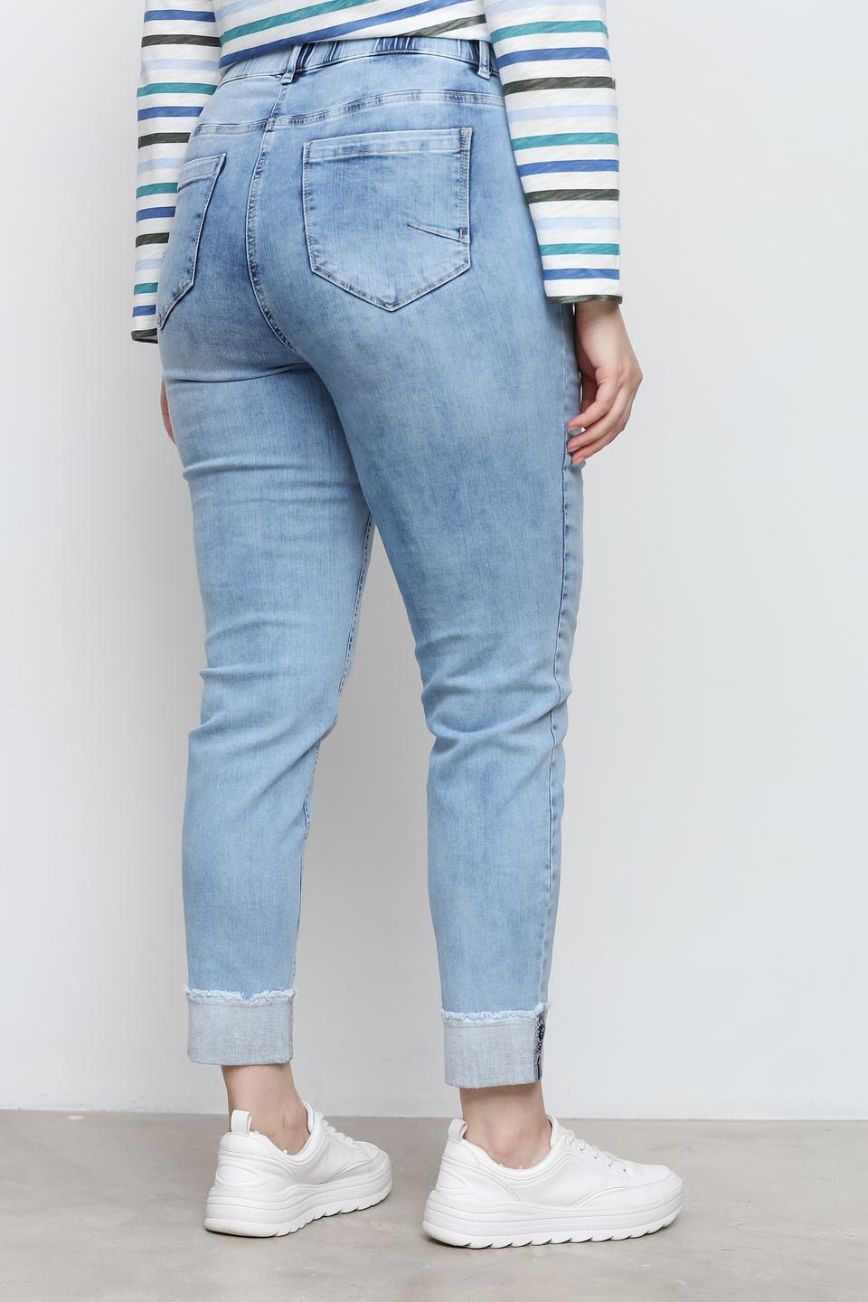 Джинсы Via Appia с завышенной талией голубой