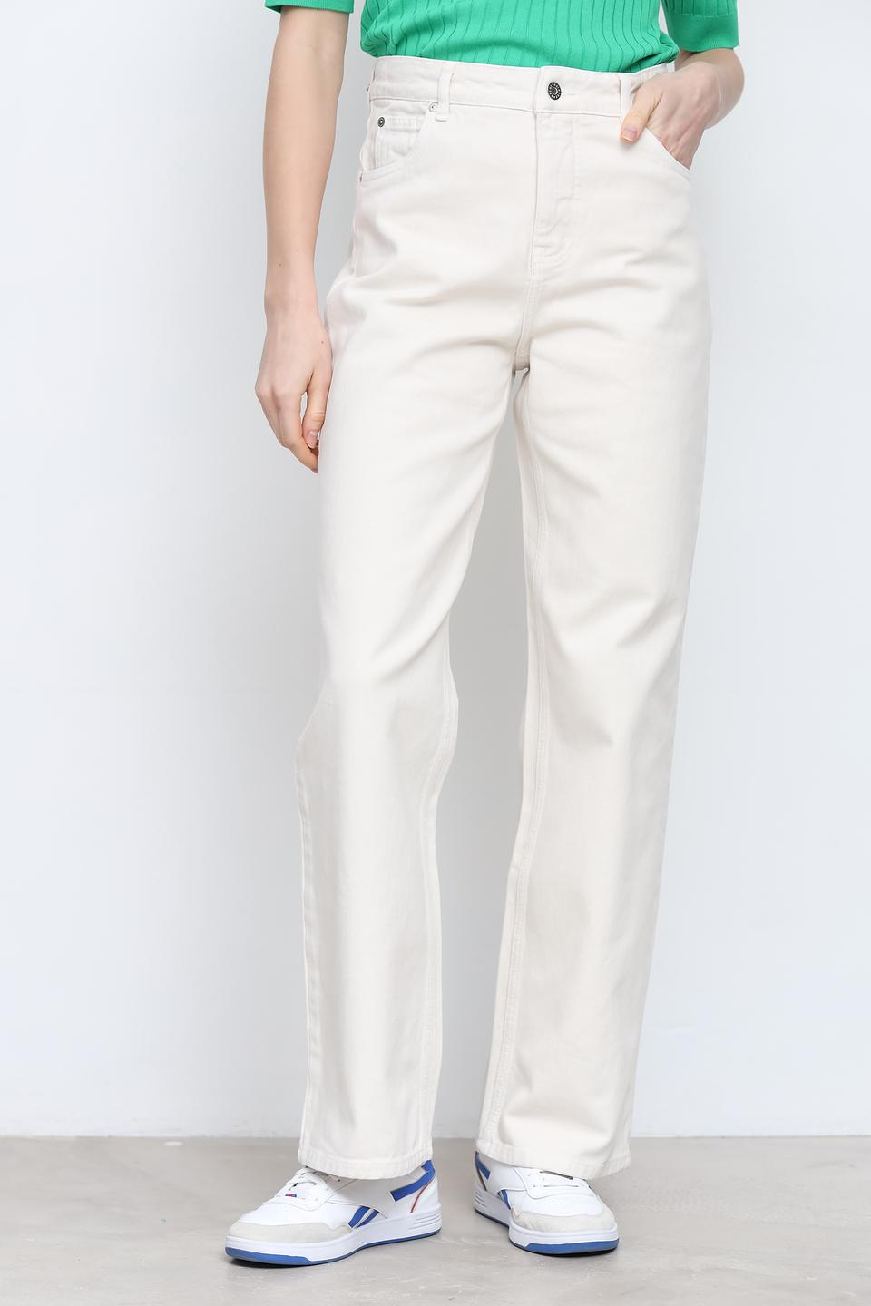 Джинсы Cinque прямого кроя бежевые