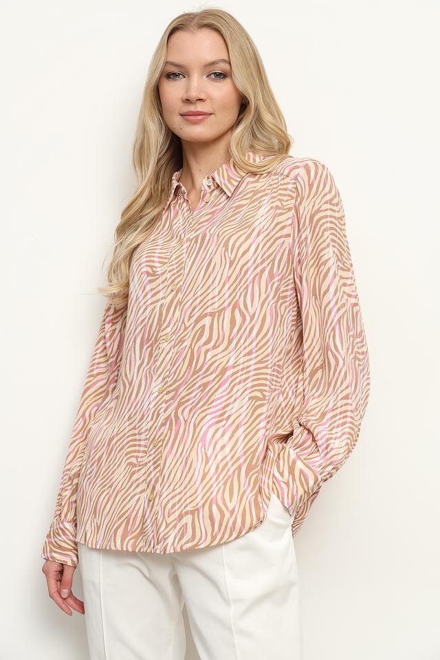 Рубашка Cinque с принтом зебра