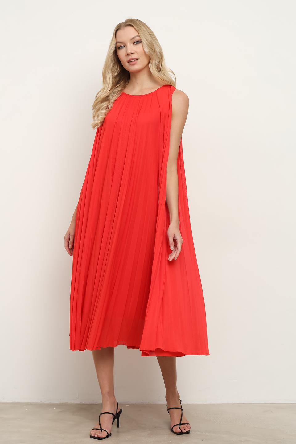 Платье Taifun алое плиссе