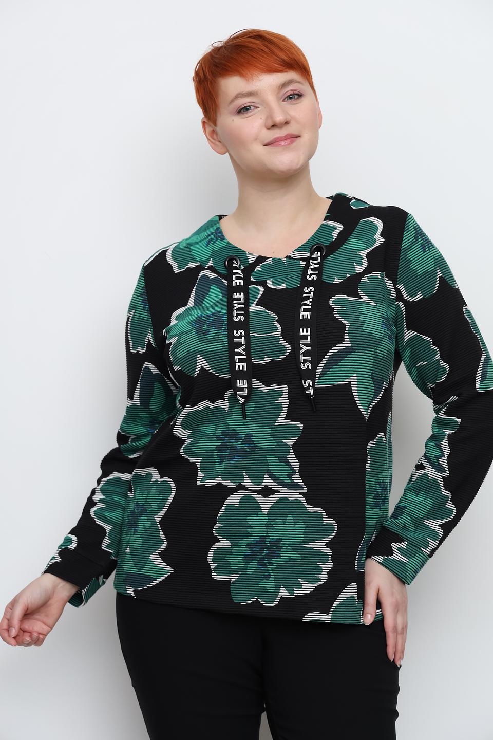 Джемпер Via Appia с цветочным принтом