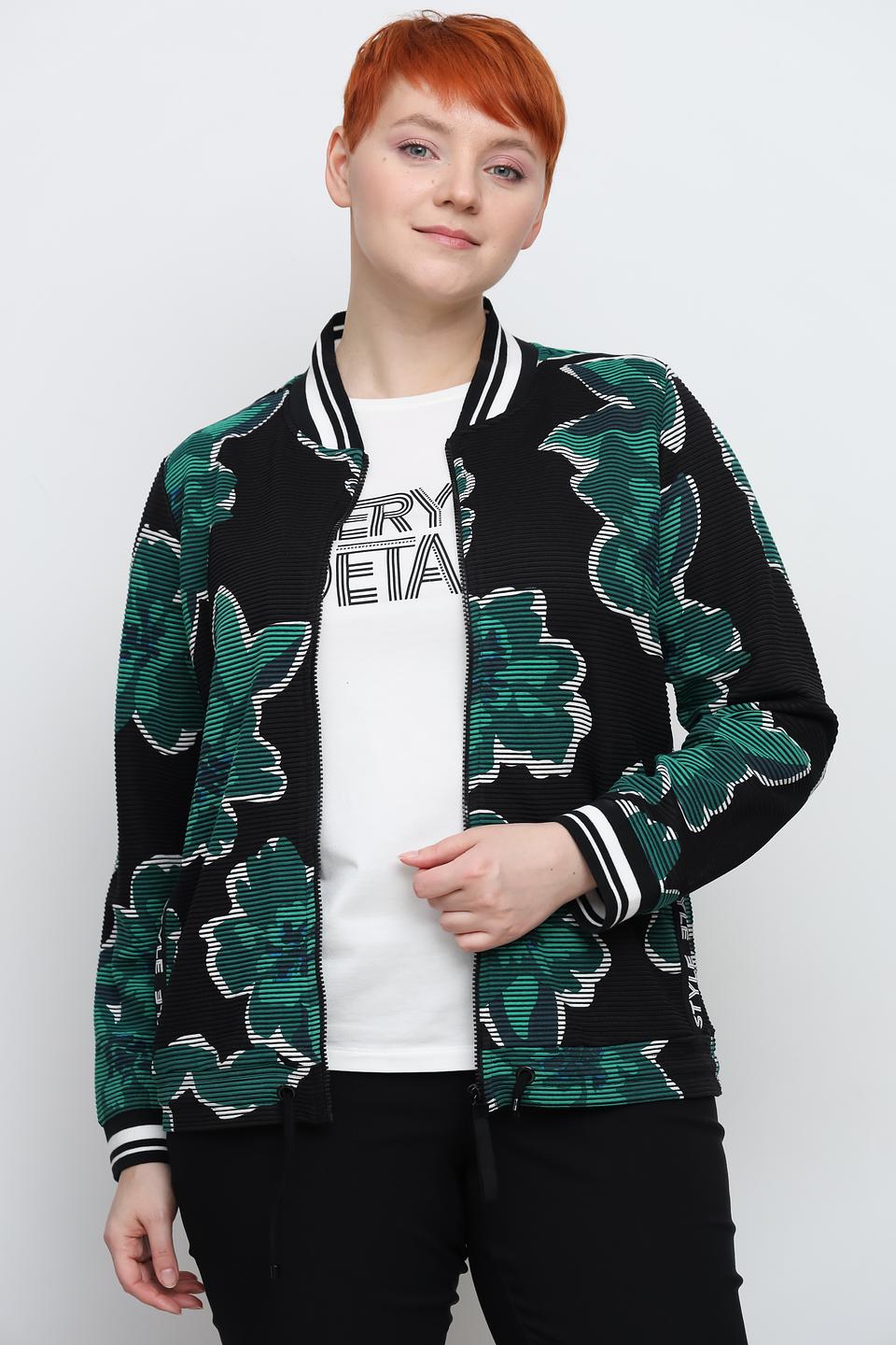 Жакет Via Appia с цветочным принтом