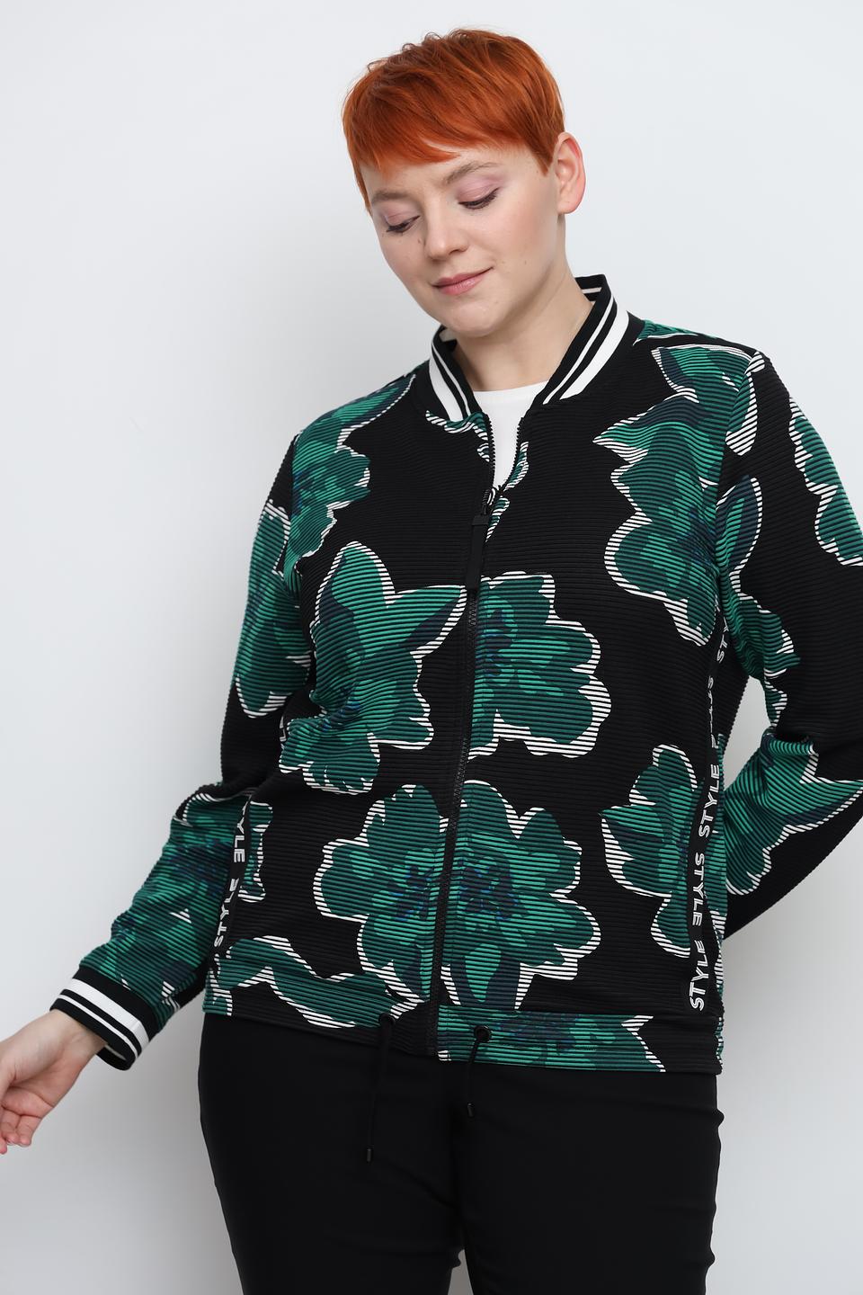 Жакет Via Appia с цветочным принтом