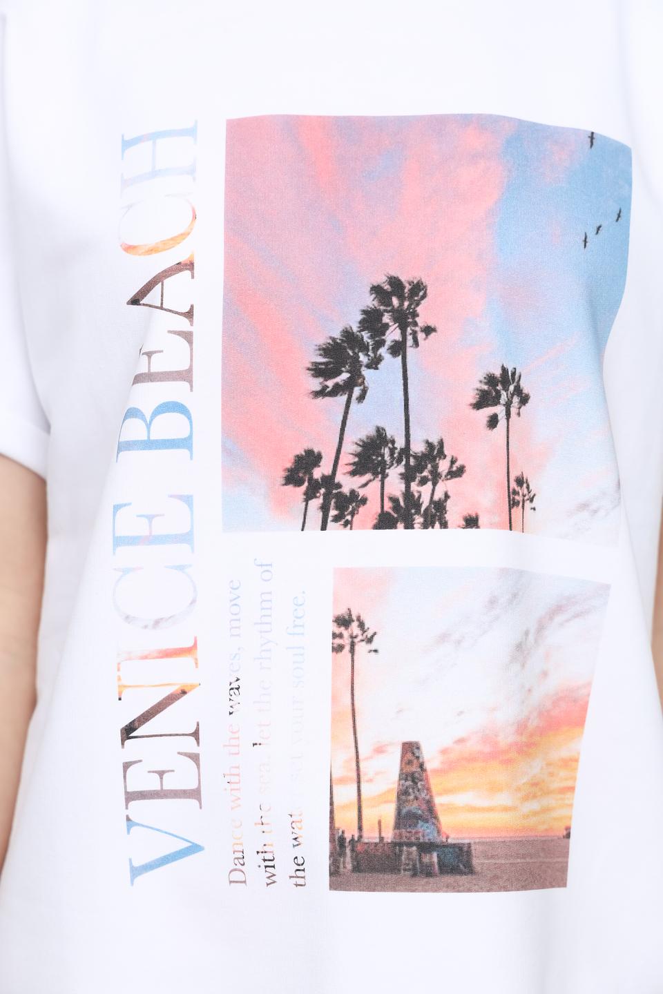 Толстовка UNQ с принтом Venice Beach