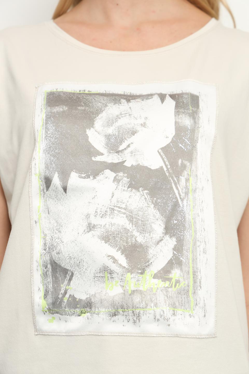 Футболка Bianca с цветочным принтом