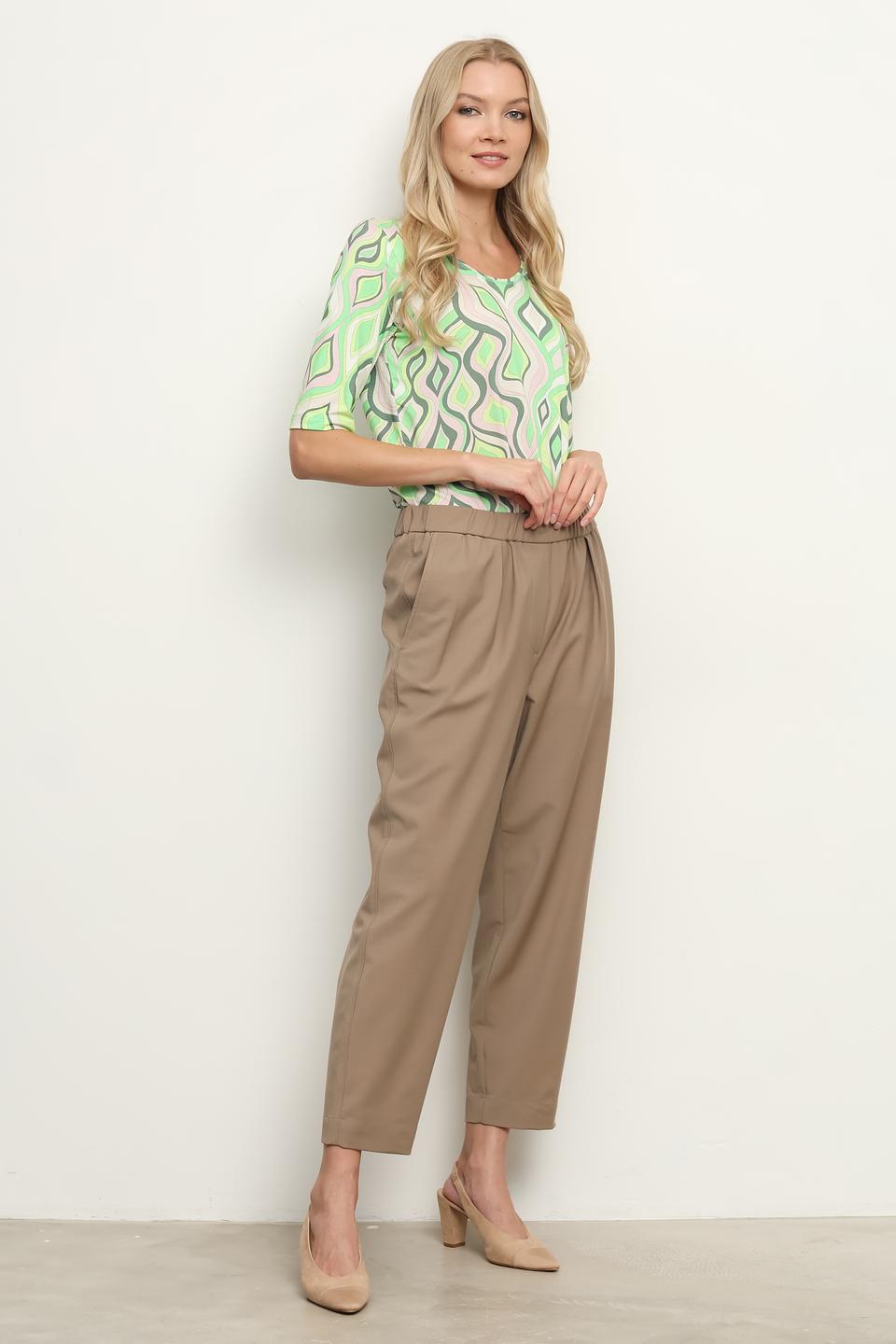 Лонгслив Bianca с геометрическим принтом