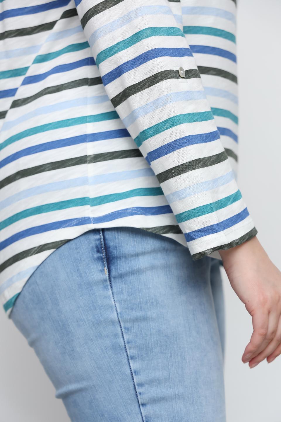 Лонгслив Via Appia в полоску