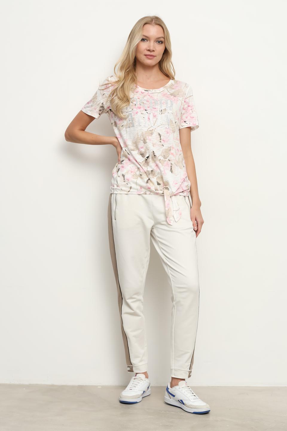 Футболка Monari с цветочным принтом