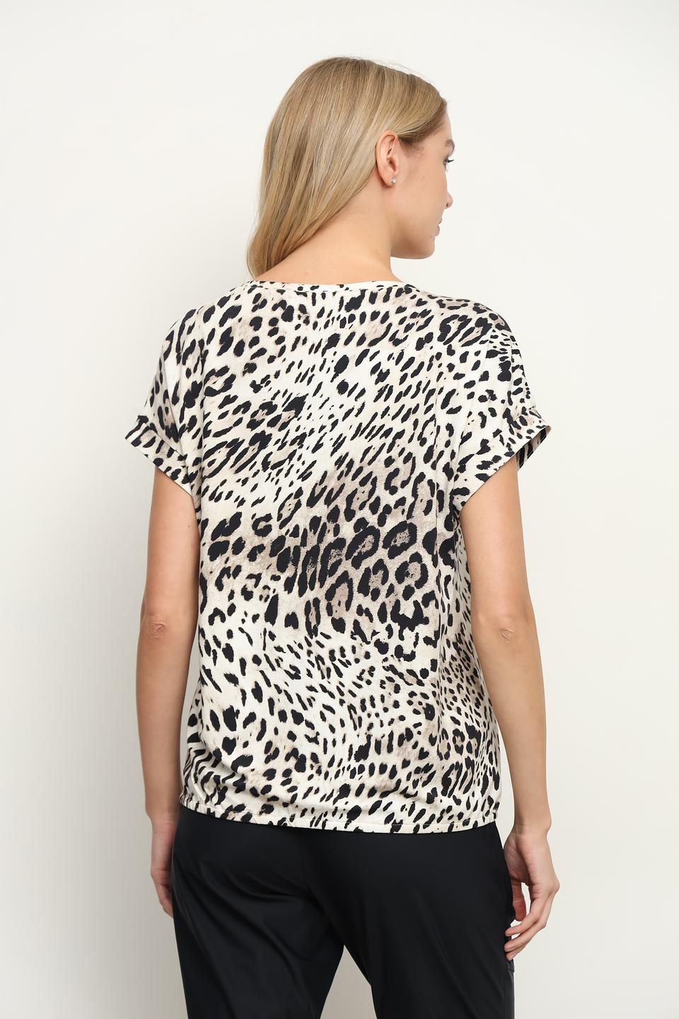 Блуза Monari с леопардовым принтом