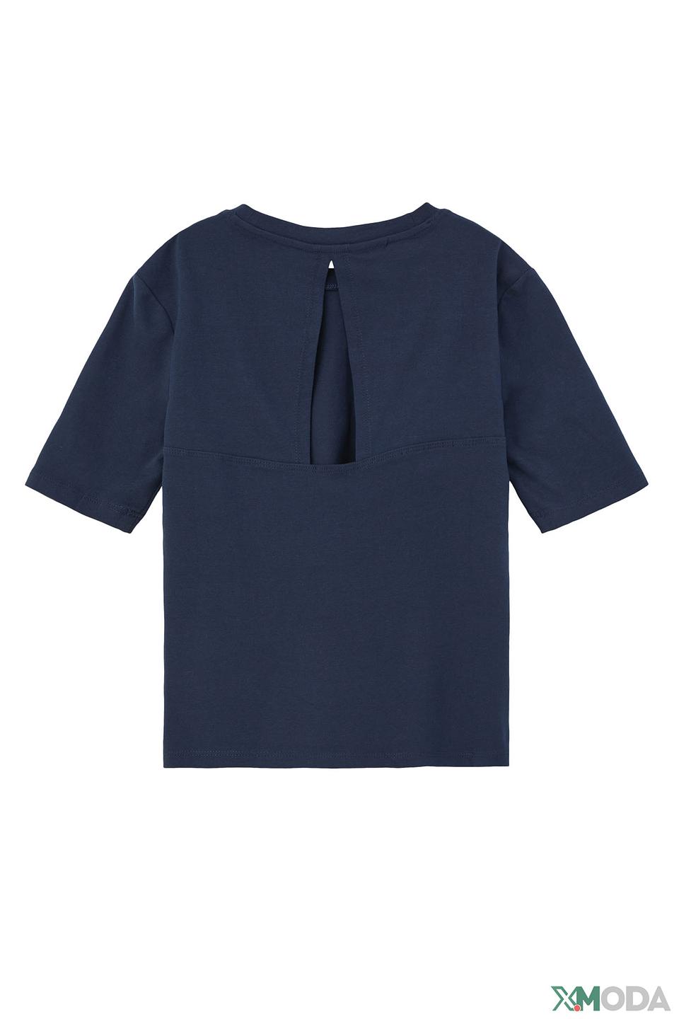 Футболка s.Oliver дев. тёмно-синяя