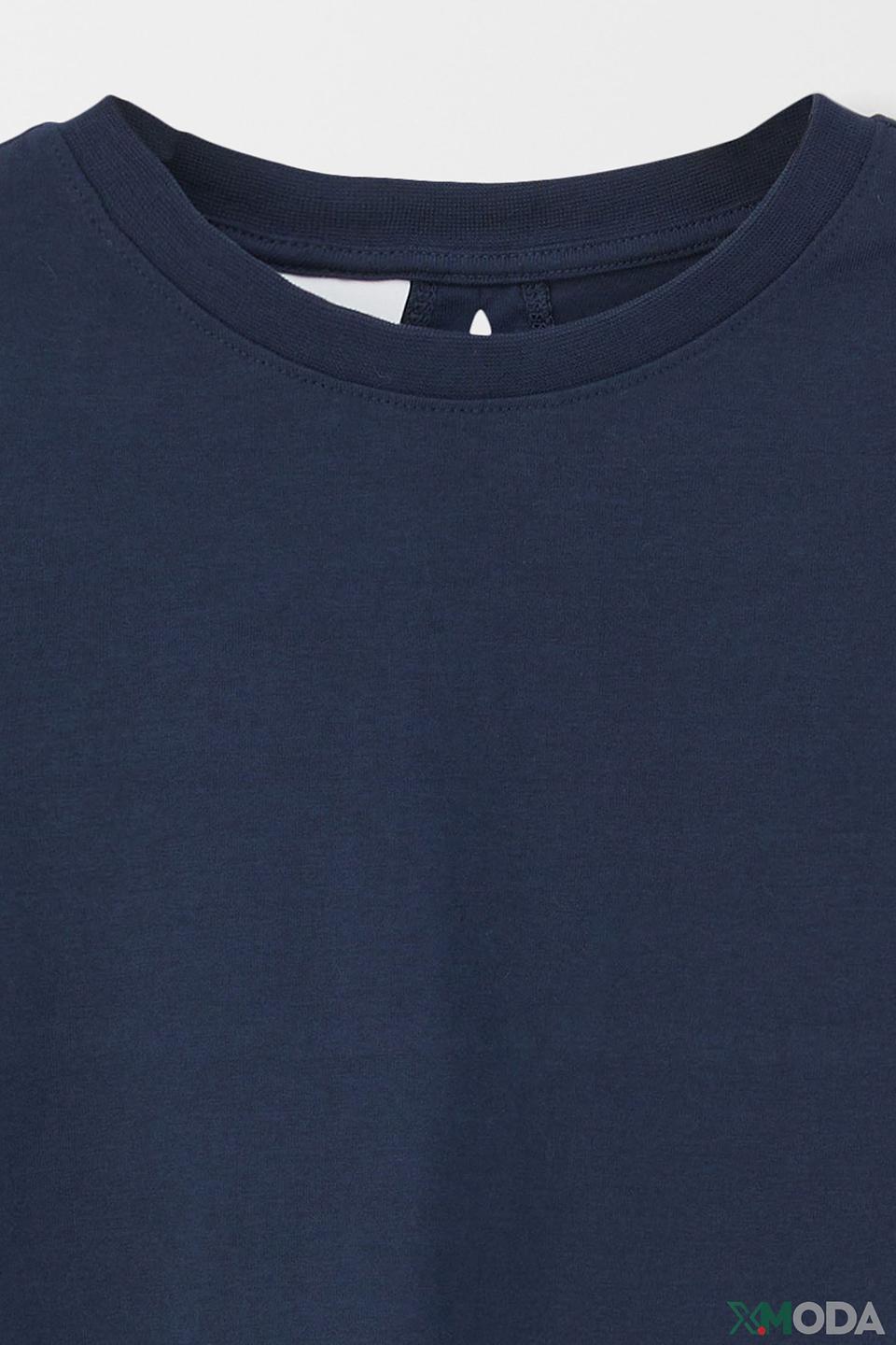Футболка s.Oliver дев. тёмно-синяя