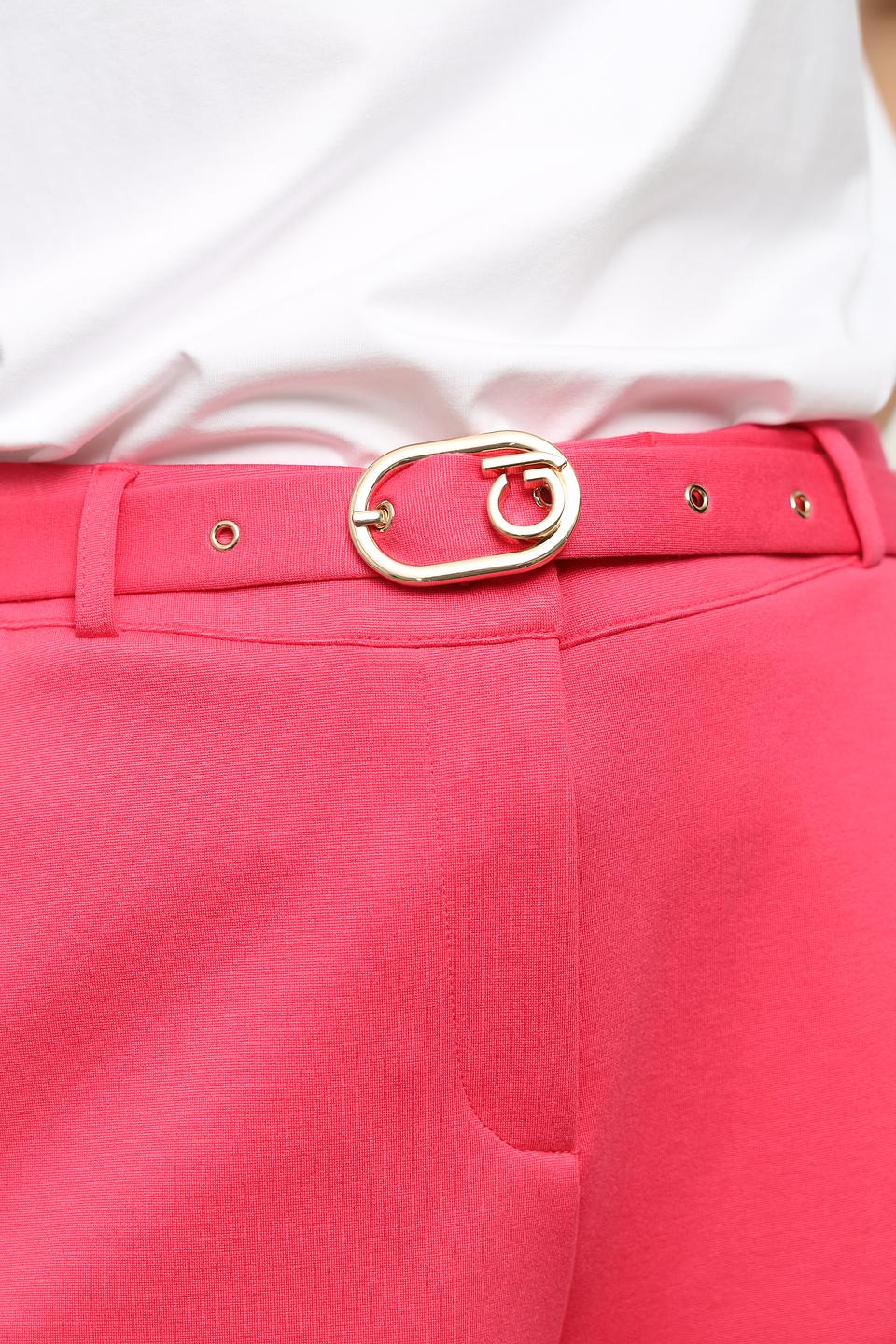 Шорты Gaudi фуксия с поясом