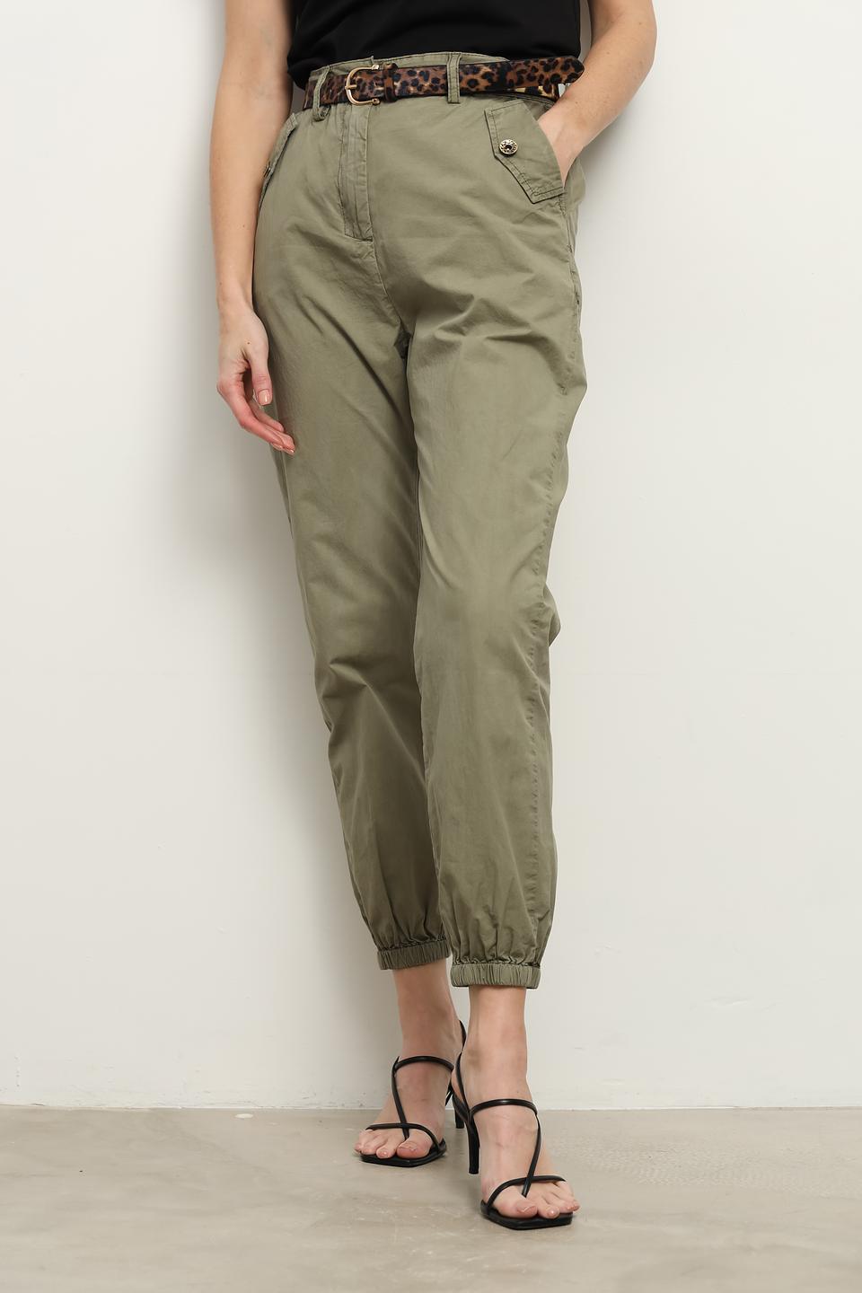 Брюки Gaudi хаки с карманами