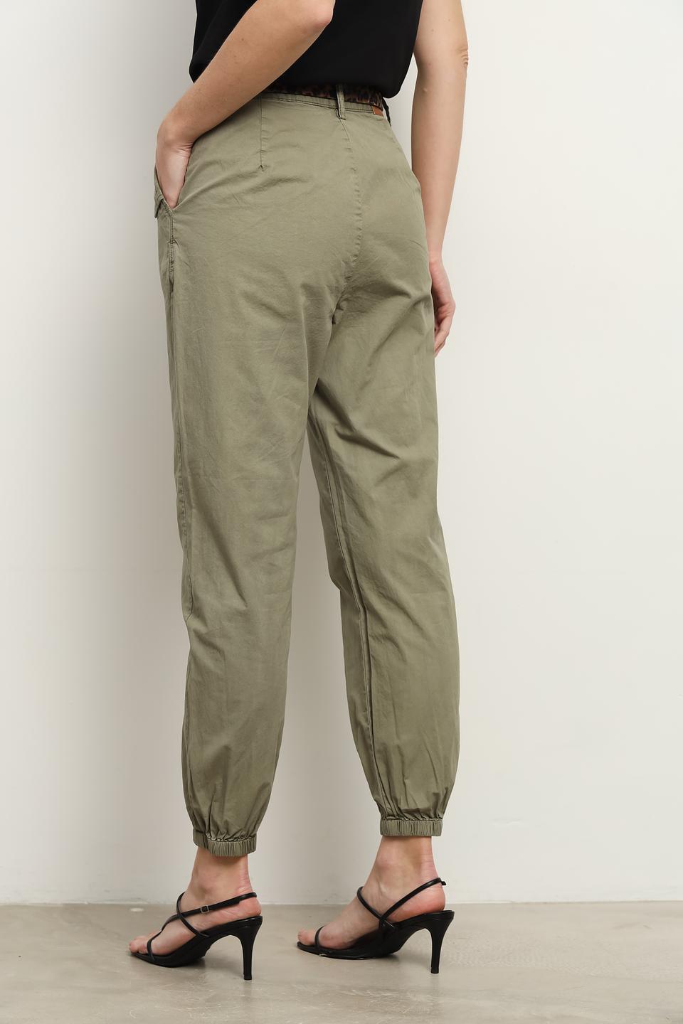 Брюки Gaudi хаки с карманами