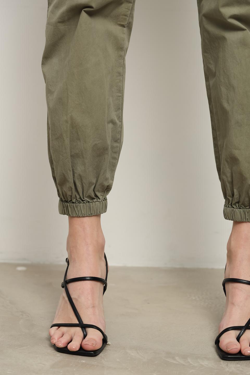 Брюки Gaudi хаки с карманами