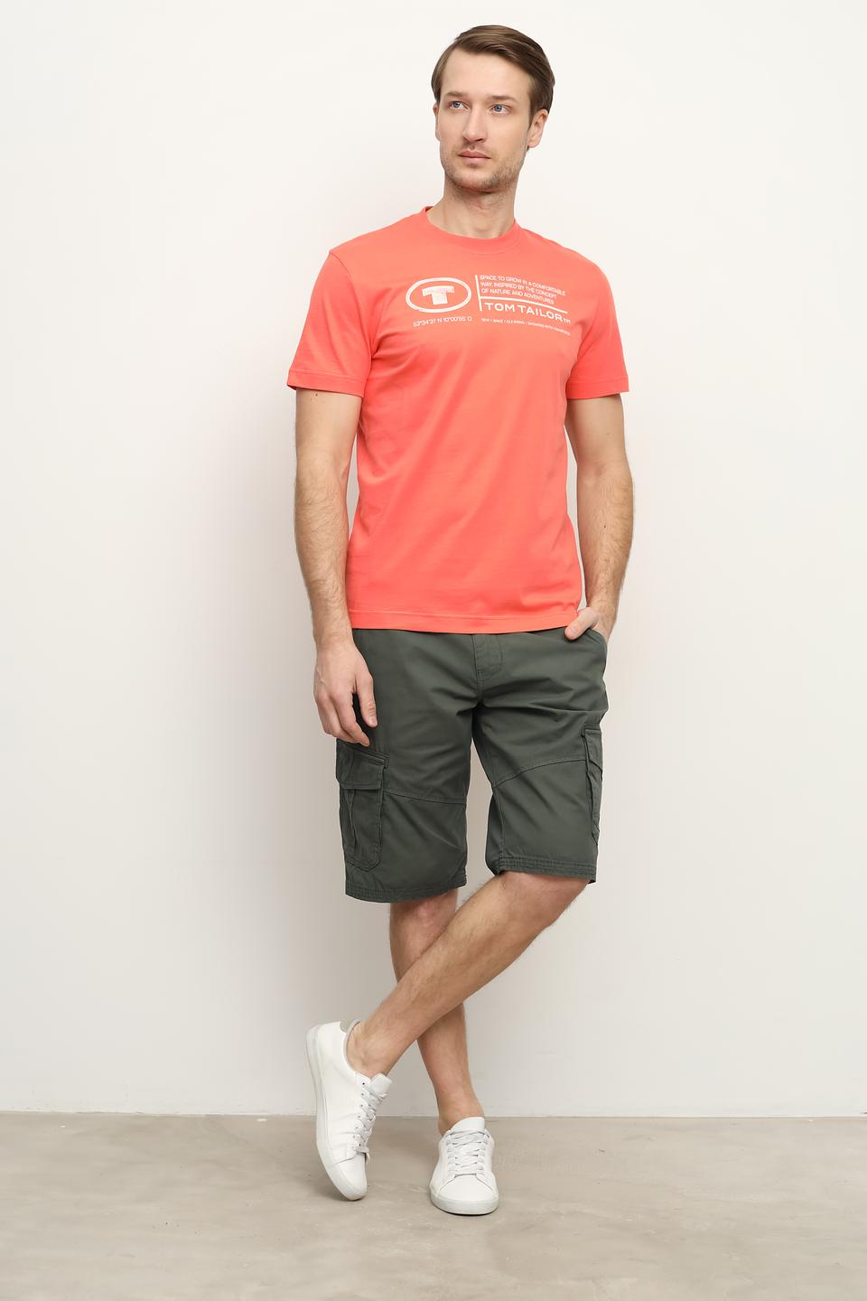 Футболка Tom Tailor коралловая