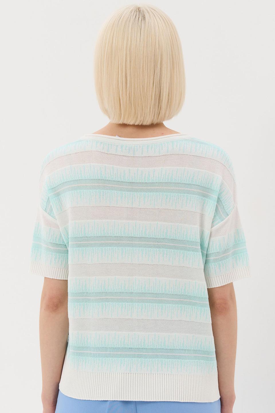 Джемпер BE YOU в полоску мятный
