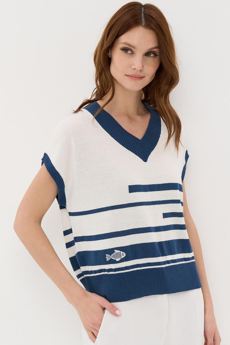 Жилет BE YOU в полоску