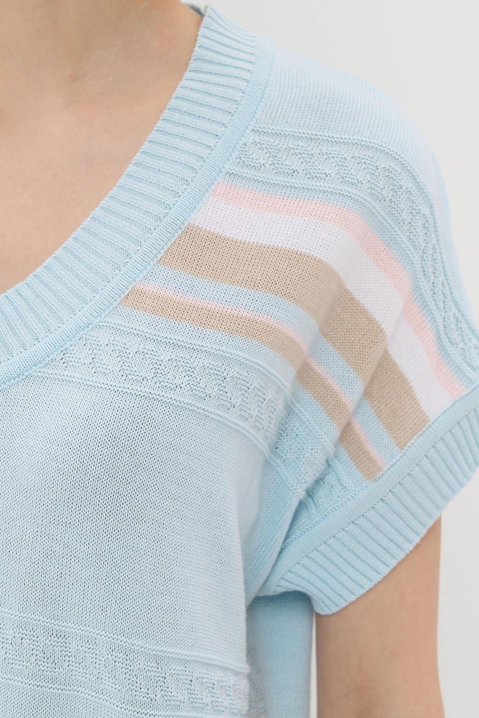 Платье NEWVAY вязаное голубое