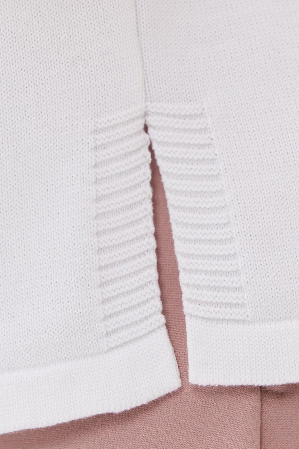 Джемпер NEWVAY с полосками белый