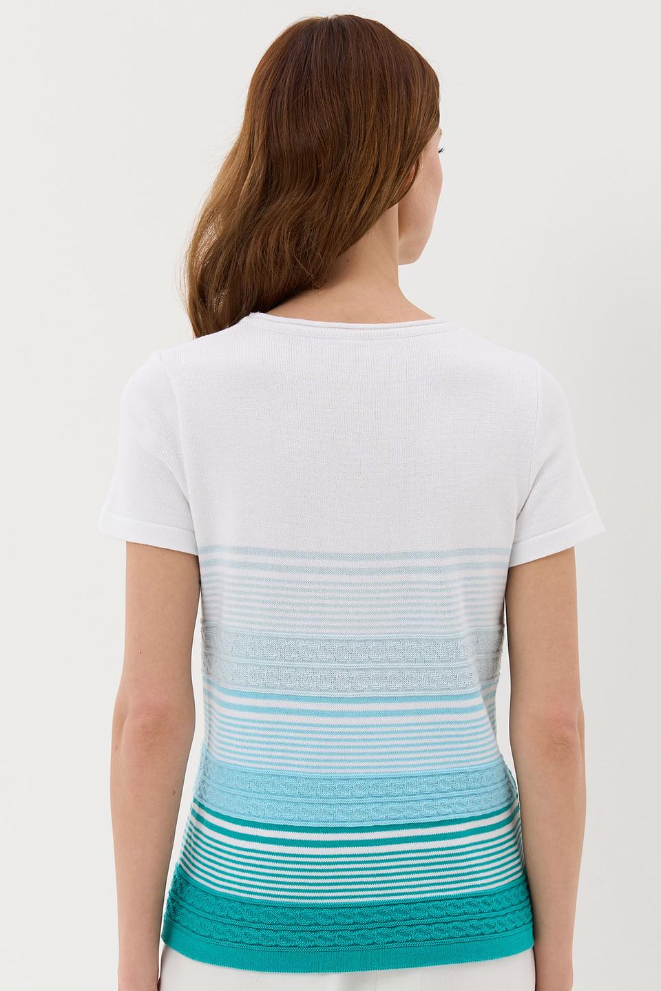 Джемпер NEWVAY с полосками и градиентом