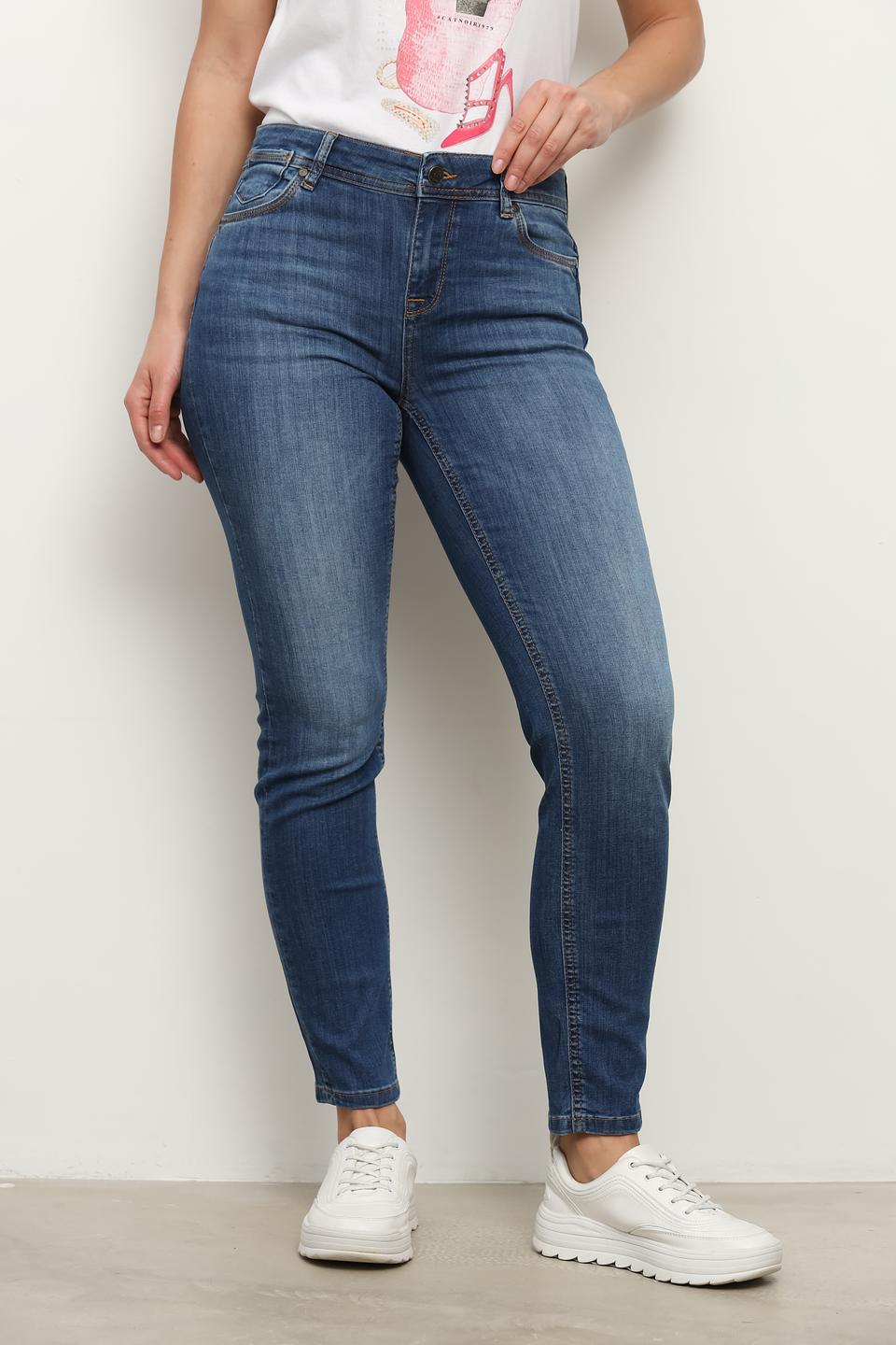 Джинсы скинни Lisa Campione синие