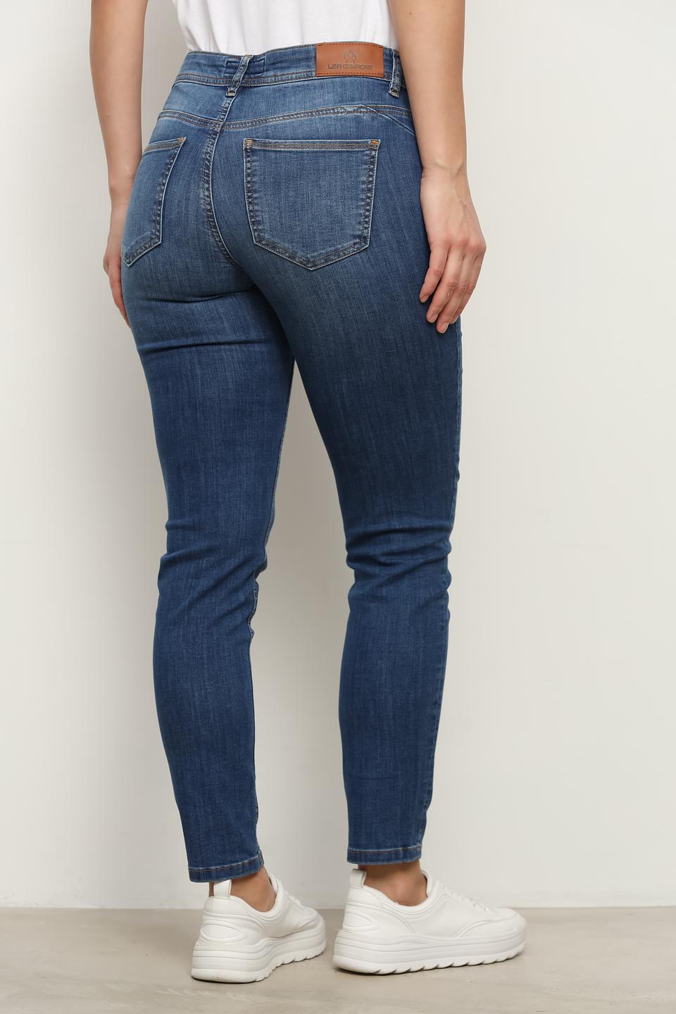 Джинсы скинни Lisa Campione синие