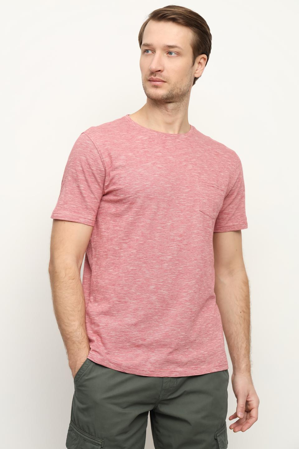 Футболка Basefield с карманом розовый