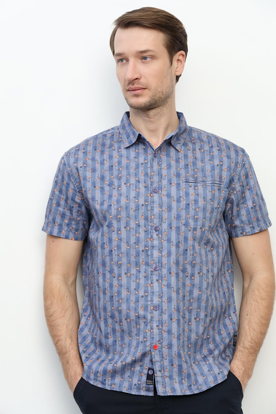 Рубашка кр Time Zone boy в полоску