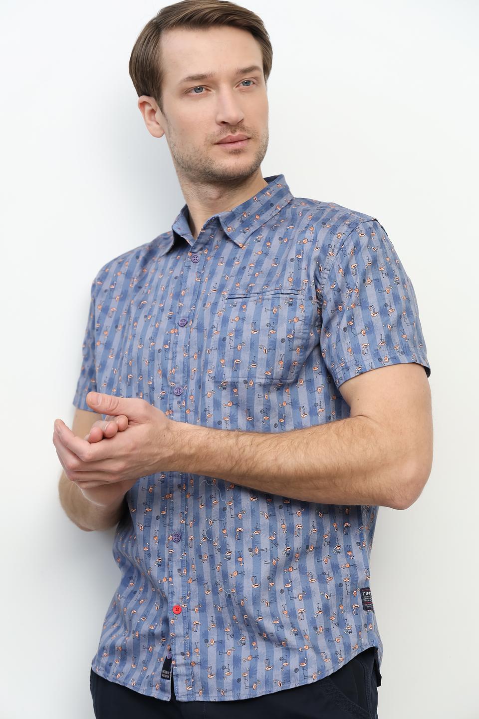 Рубашка кр Time Zone boy в полоску