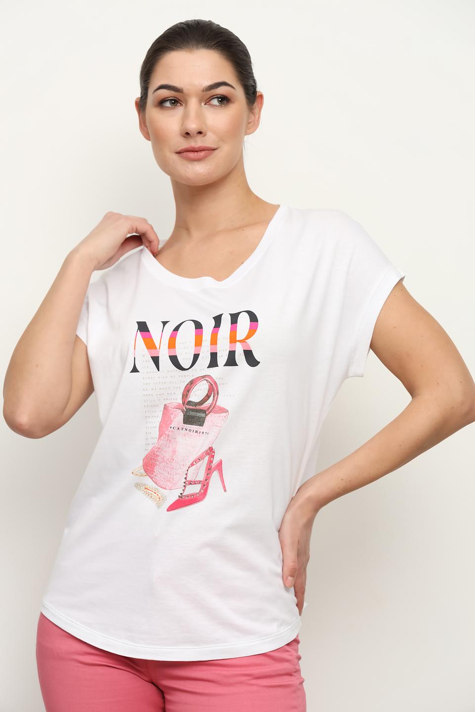 Футболка Catnoir с принтом Noir