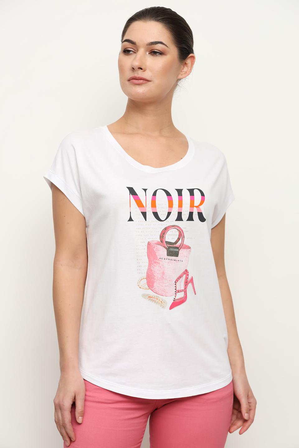 Футболка Catnoir с принтом Noir