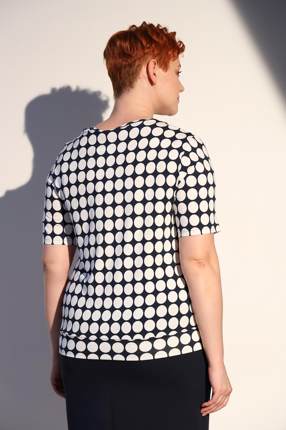 Блуза Frank Walder в горошек