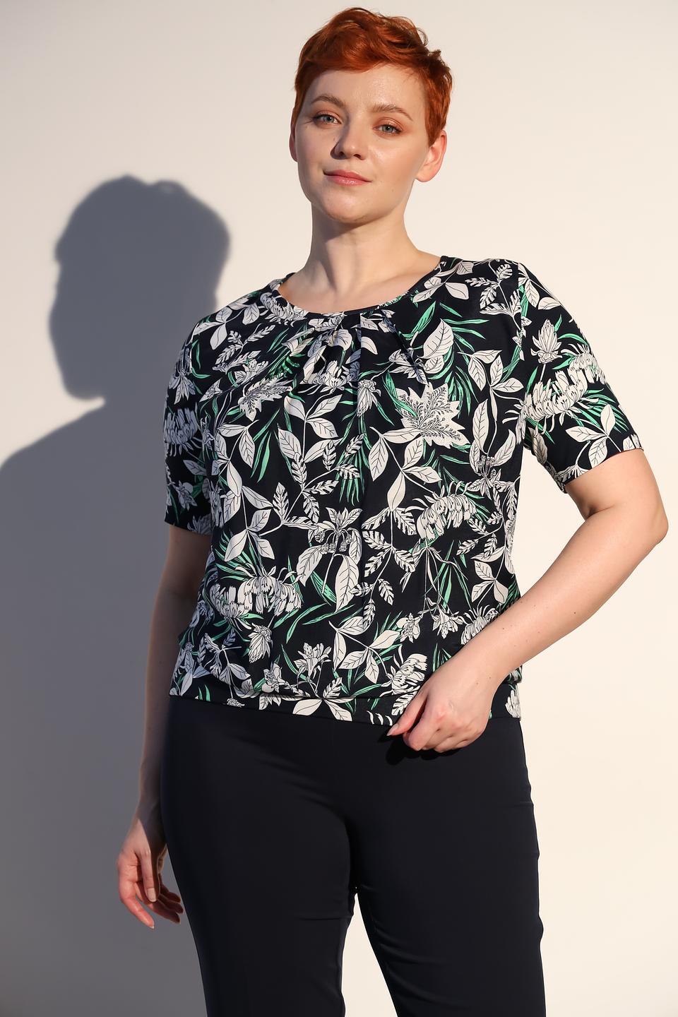 Блуза Frank Walder с цветочным принтом