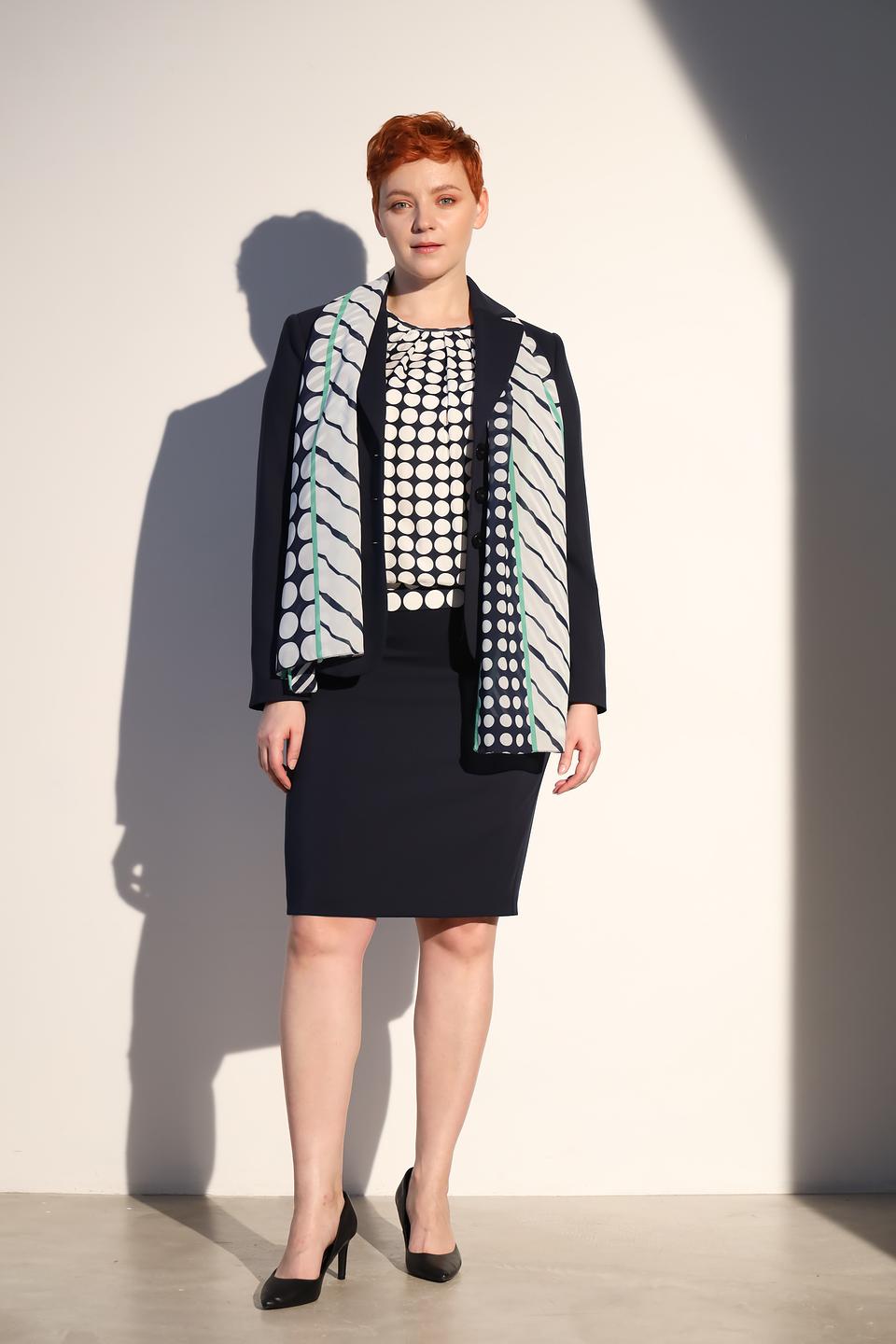 Шарф Frank Walder с принтом